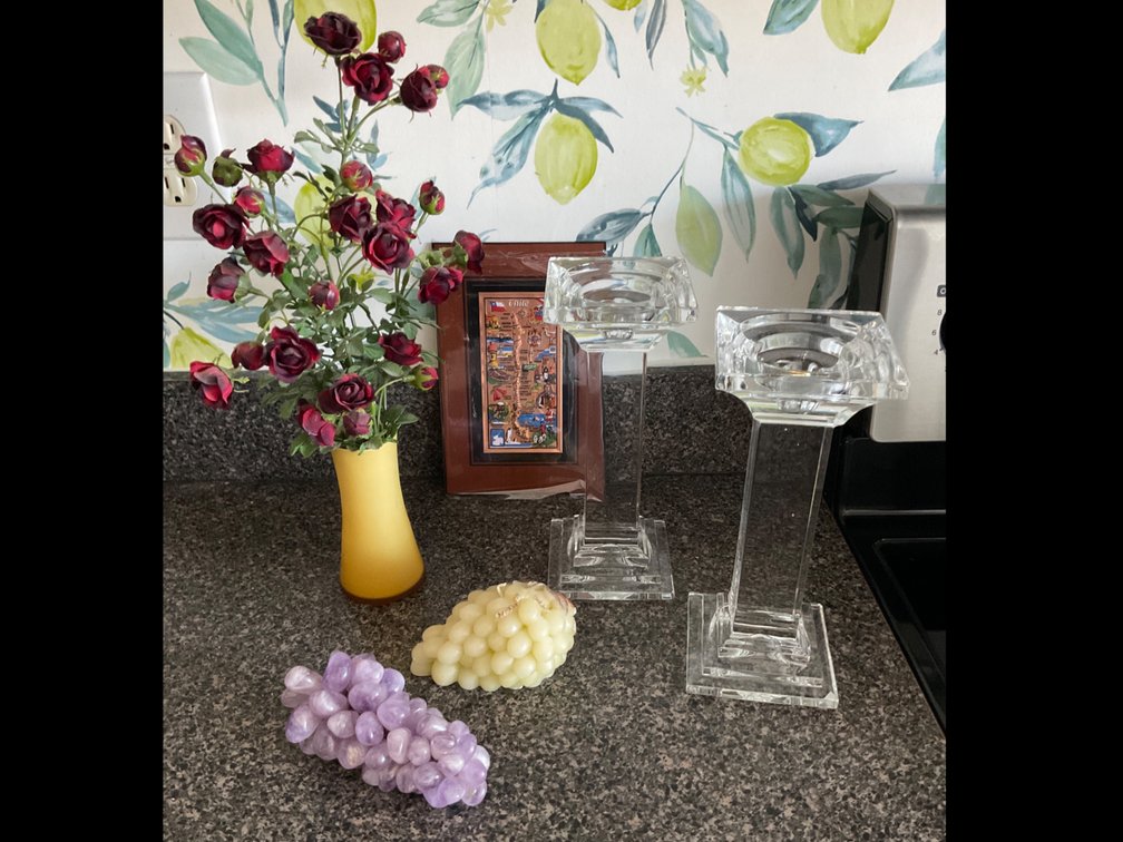 Glass Candle Holders 