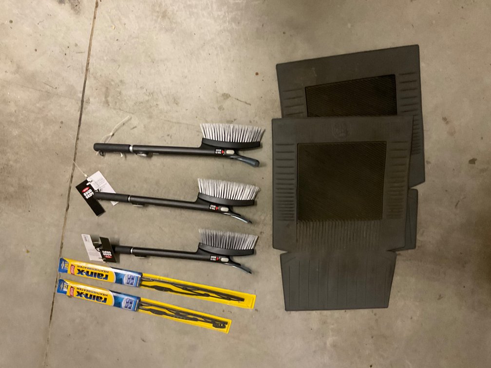 Windshield Wipers and Car Mats