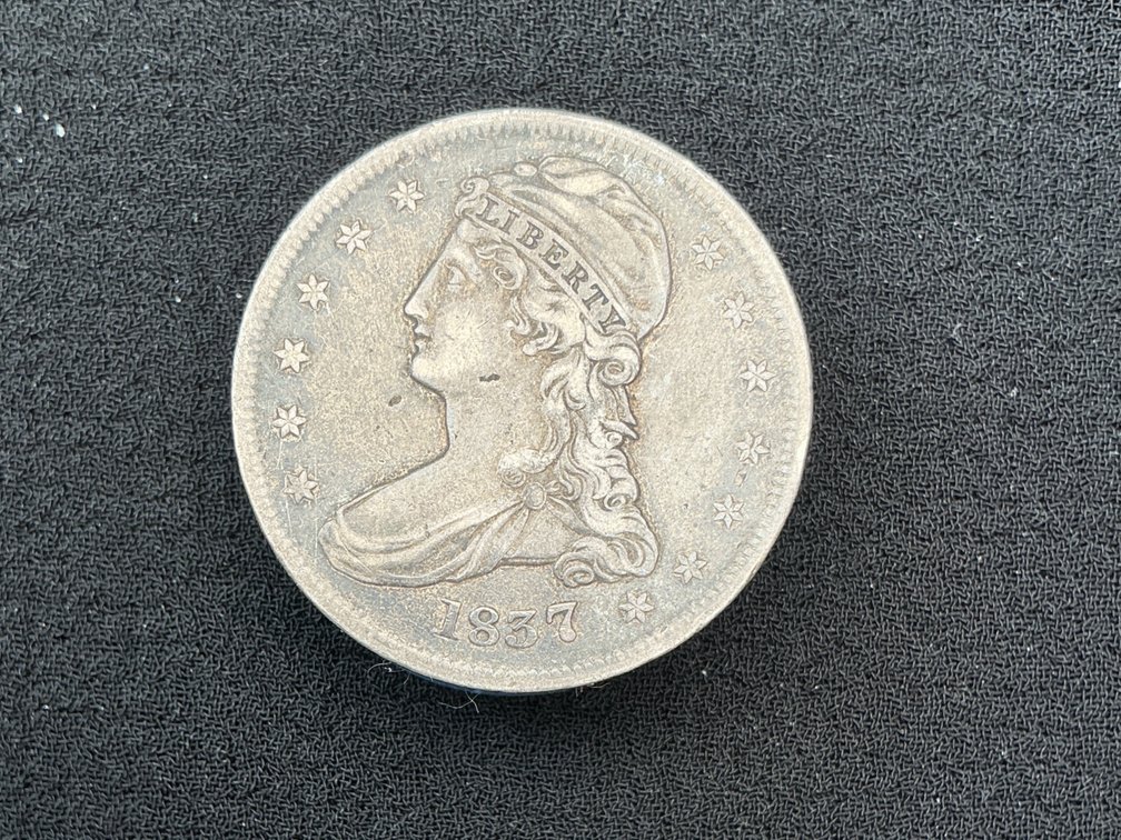 1837 Capped Bust Half Dollar 