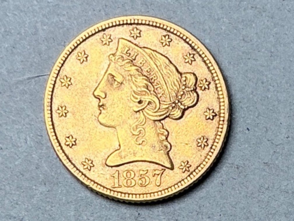 1857 Liberty Half Eagle