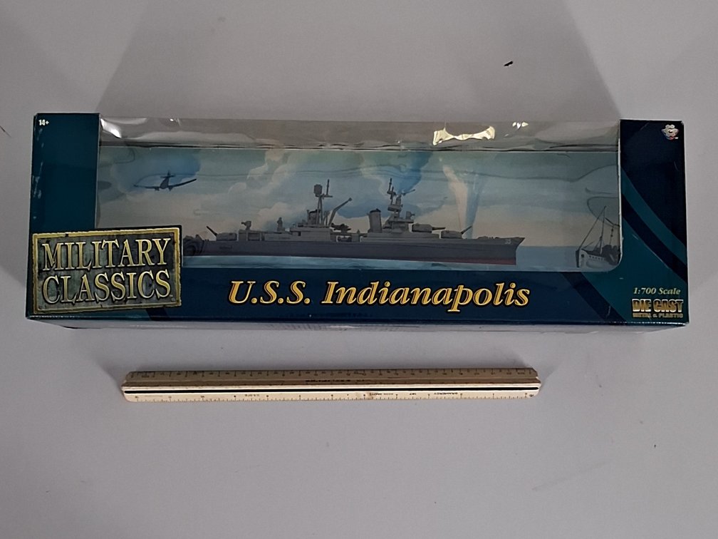 Military Classics USS Indianapolis ship model
