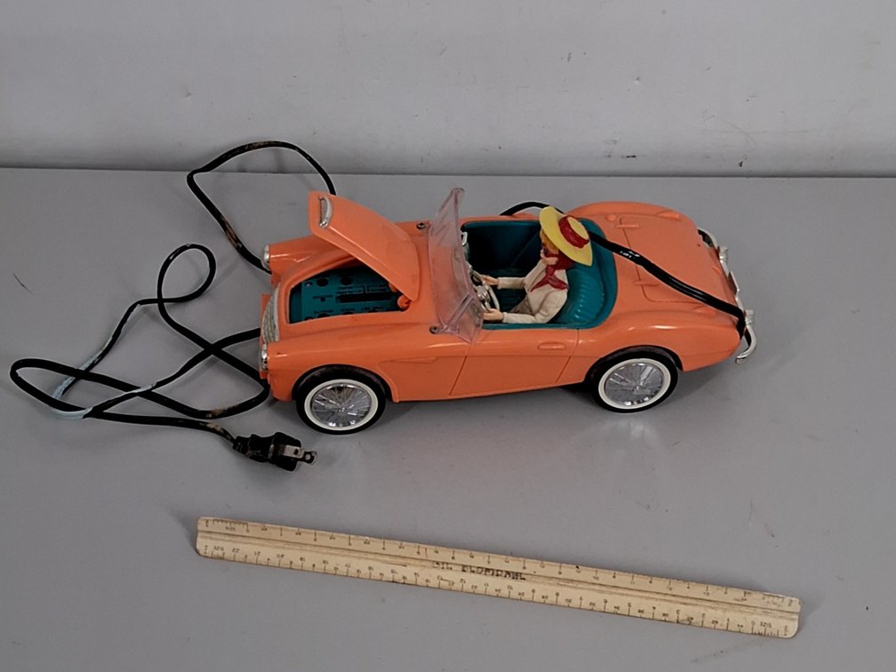 1996 Telemania Barbie Doll convertible alarm