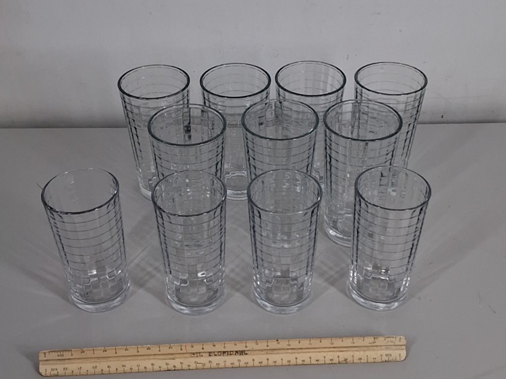 11 Optic Ice drinking glasses incl. tumblers and
