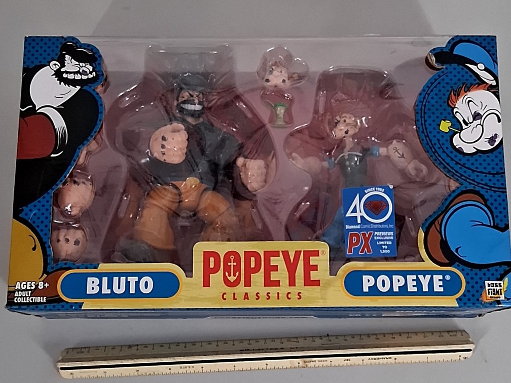 Boss Fight Studio Popeye action figure set in box