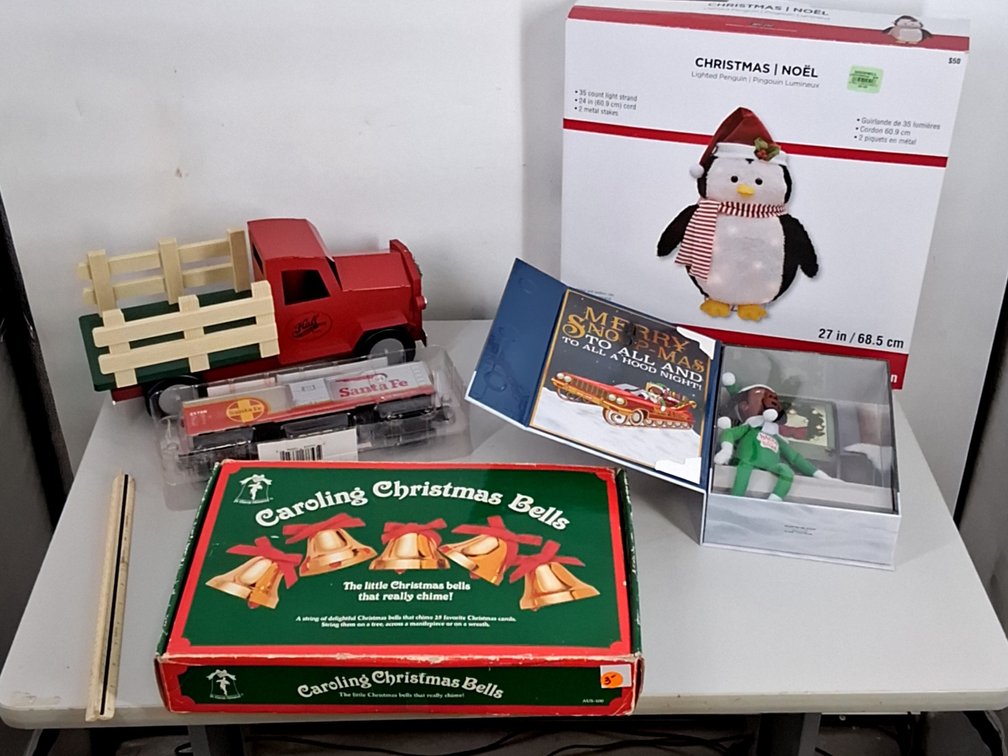Christmas decor lot of Hallmark Red Truck,