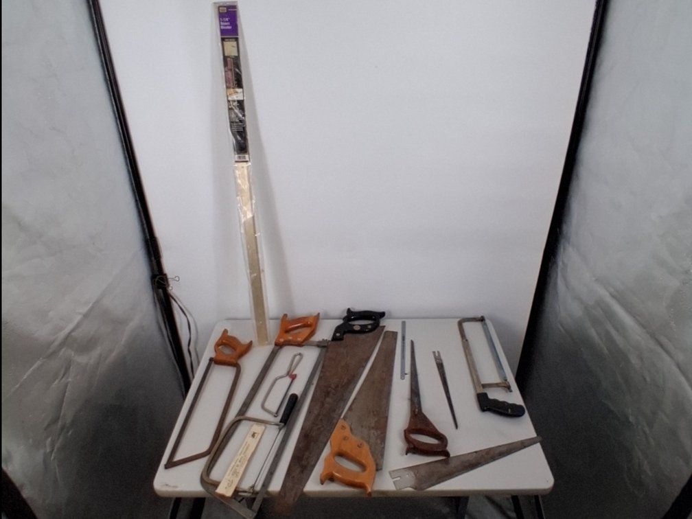 lot of 8 hand saws incl. hack