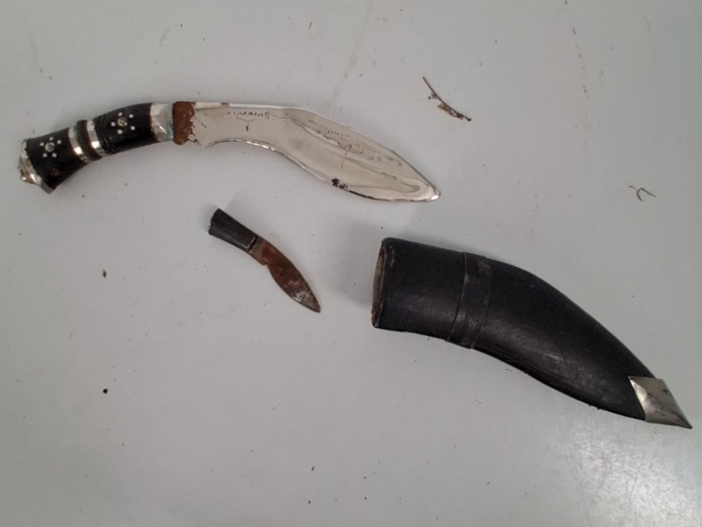 Kukri knife set w/ sheath