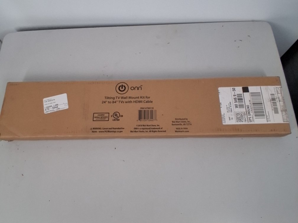 Onn titling tv wall mount fits 24" to 84"
