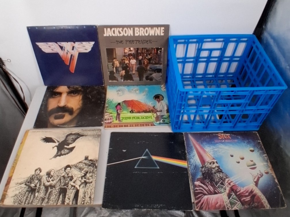 11 records incl. Frank Zappa, Pink Floyd