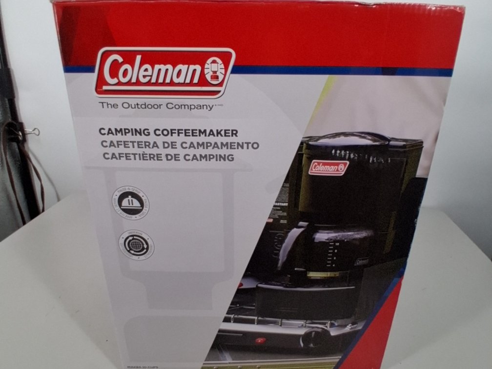 Coleman 10 cup coffeemaker in box