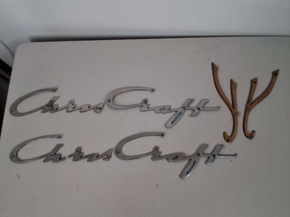 2 Chris Craft emblems