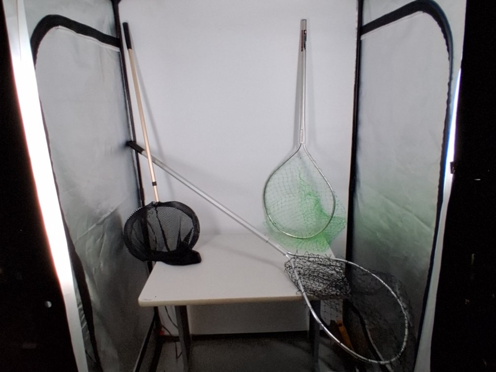 3 fishing nets incl. Farbill
