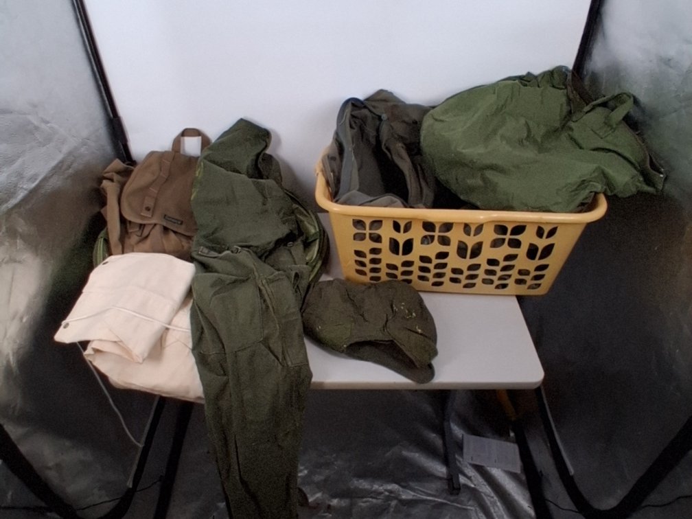 collapsible hamper, Military? jumper, 2