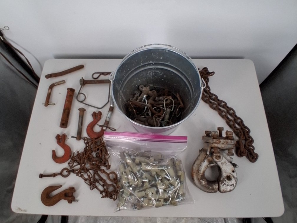 galvanized bucket of Pintle hook, chain