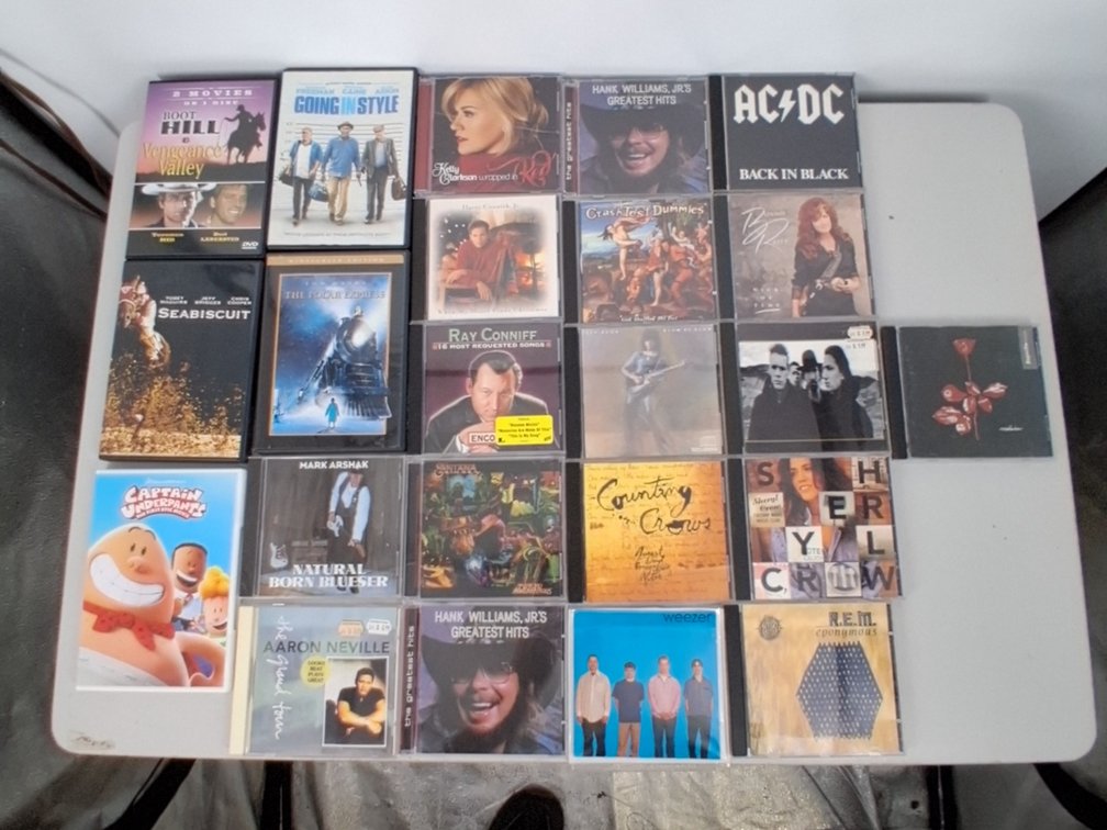 lot of 18 CDs and 5 DVDs incl.
