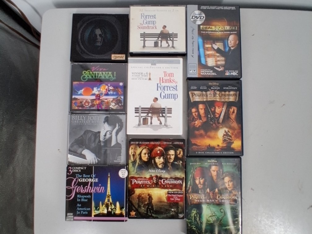 lot of 4 CDs and 6 DVDs incl.