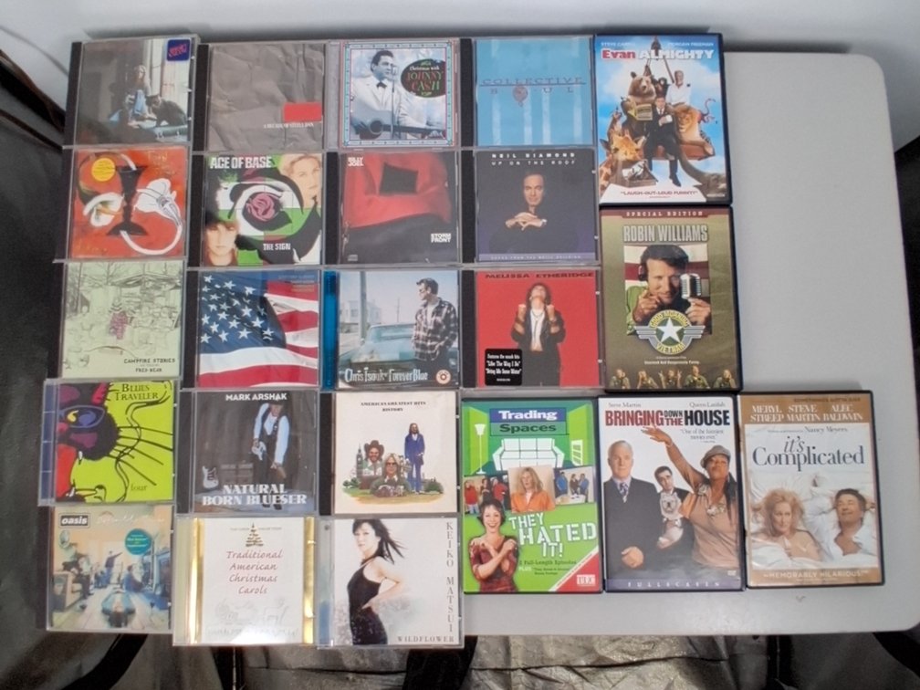 lot of 18 CDs and 5 DVDs incl.