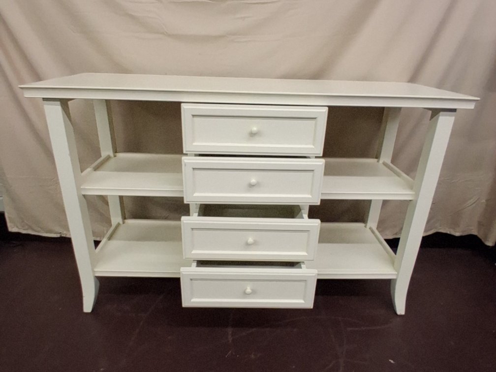 entryway console table w/ 4 drawers