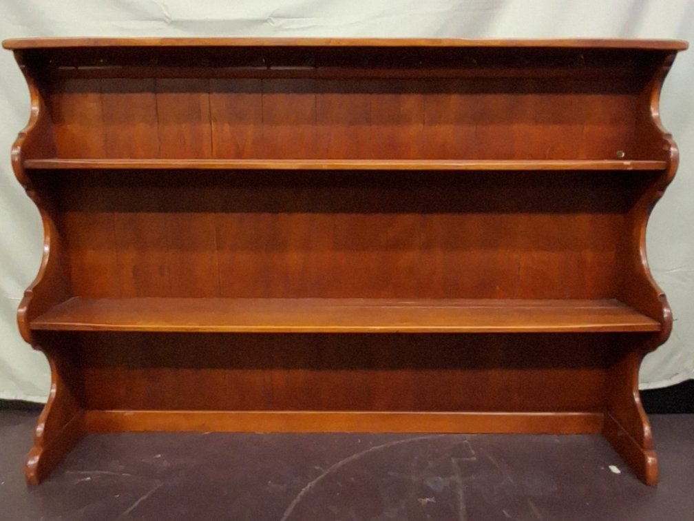 wooden top part of a hutch