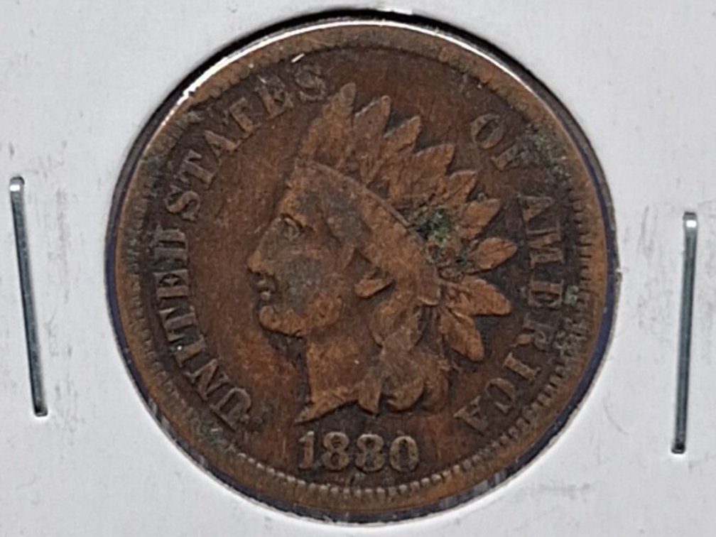 1880, '81 Indian Head Penny Coins