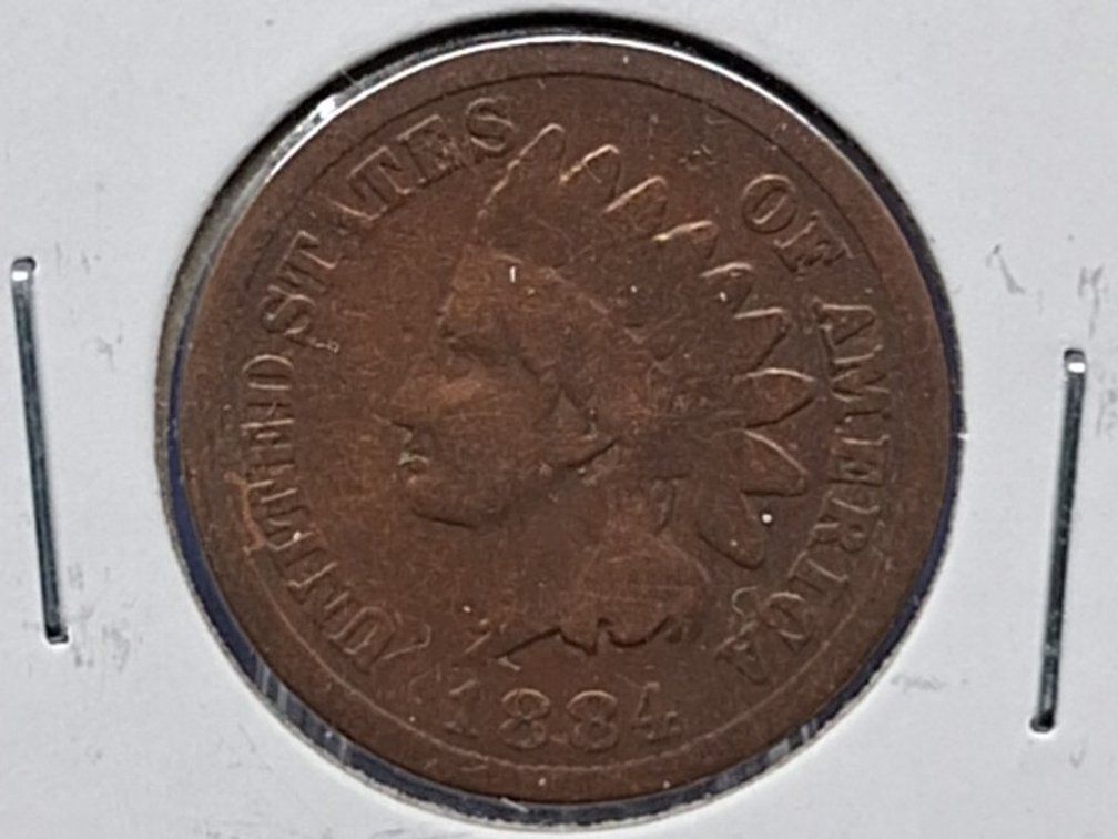 1884, '85 Indian Head Penny Coins