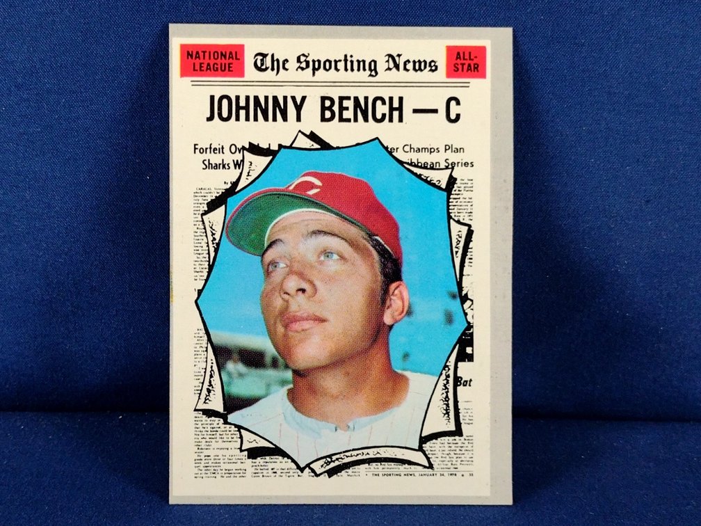 1970 Topps Johnny Bench SN 464