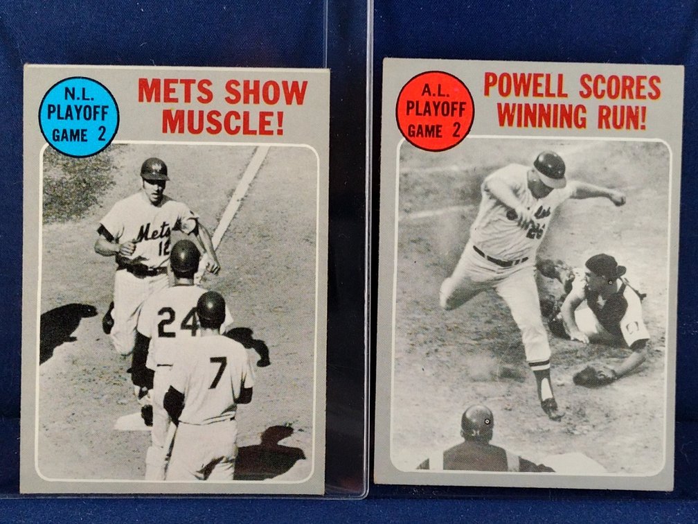 1970 Topps Playoff Highlights 196, 200, 202, 305