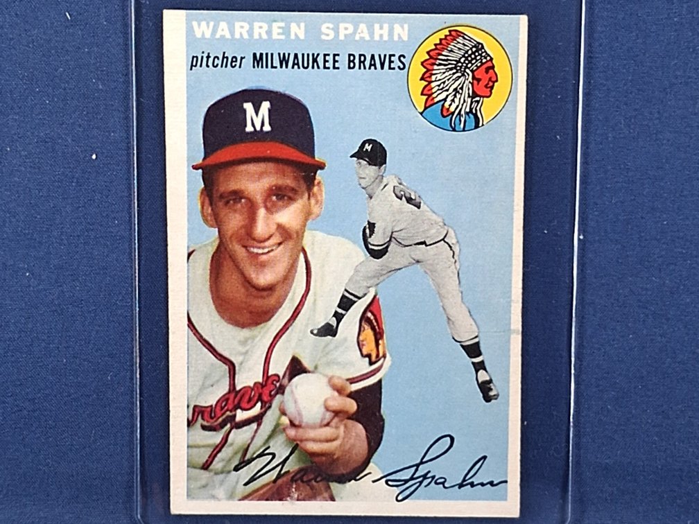 1954 Topps Warren Spahn 20