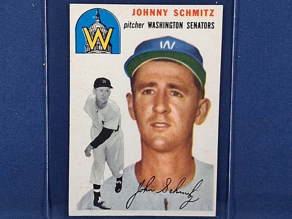 1954 Topps Johnny Schmitz 33