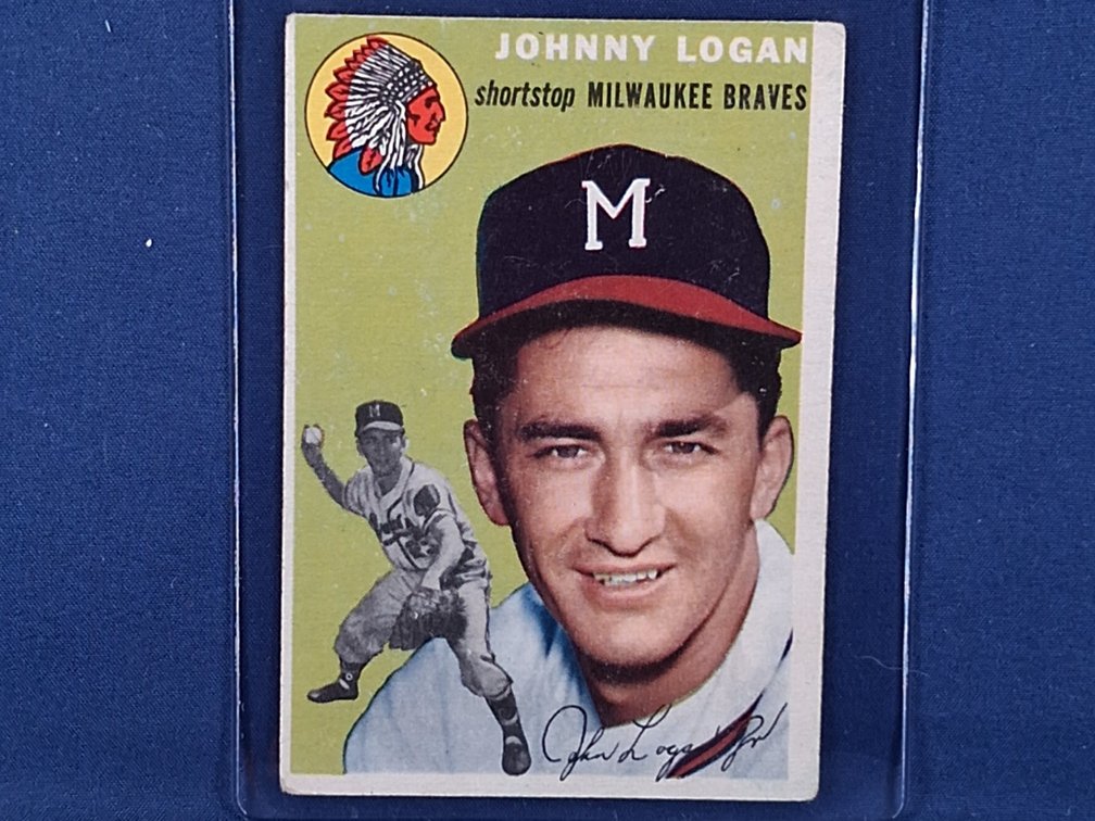 1954 Topps Johnny Logan 122