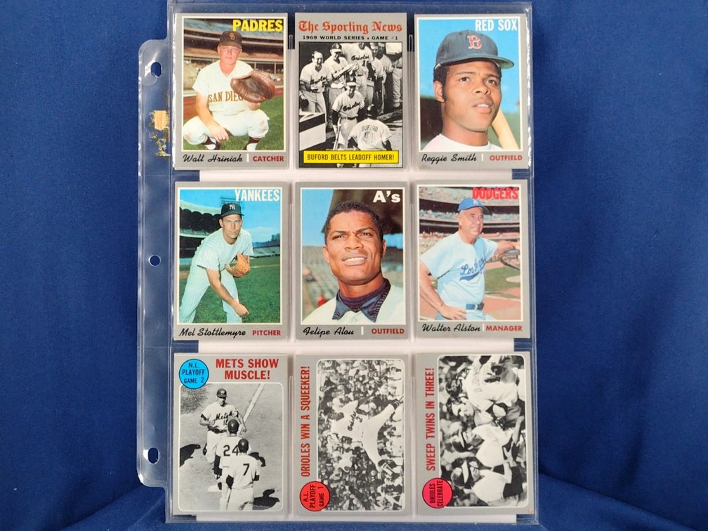1970 Topps Various 9 pocket page
