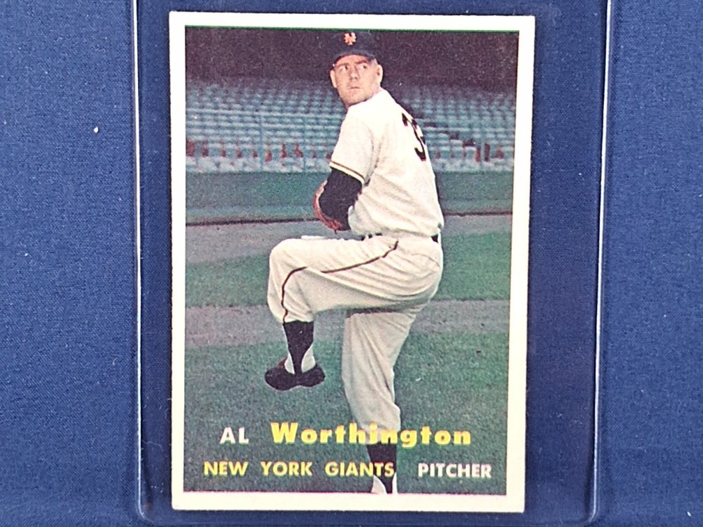 1957 Topps Al Worthington 39