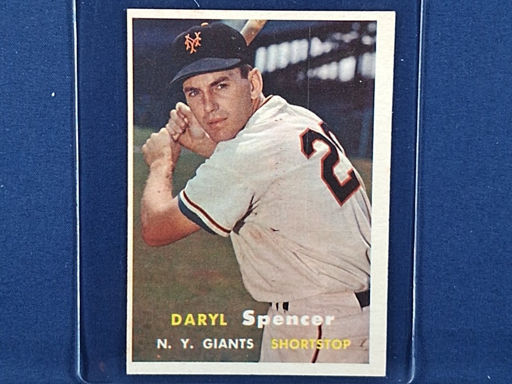 1957 Topps Daryl Spencer 49