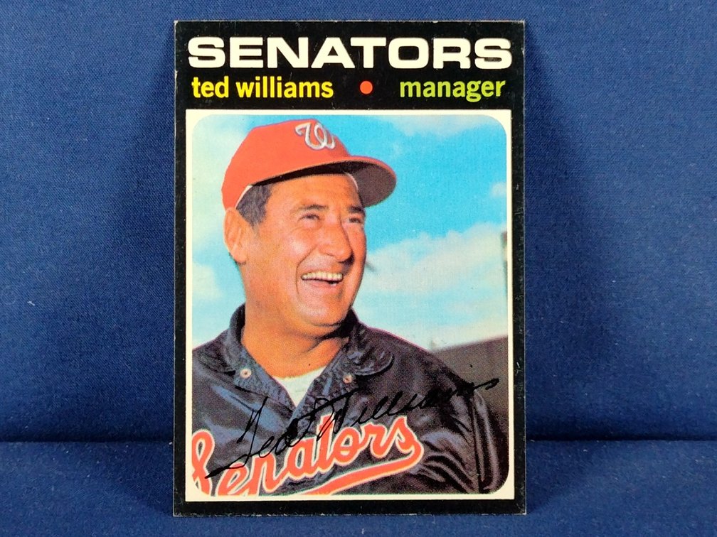 1971 Topps Ted Williams 380
