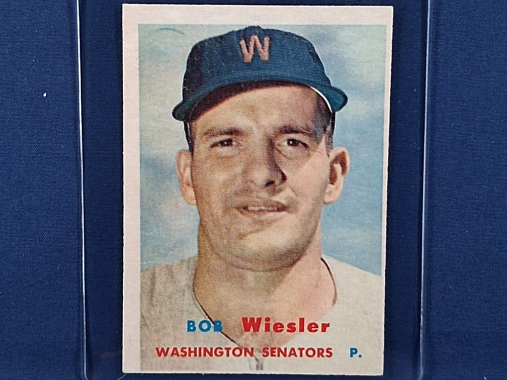 1957 Topps Bob Wiesler 126