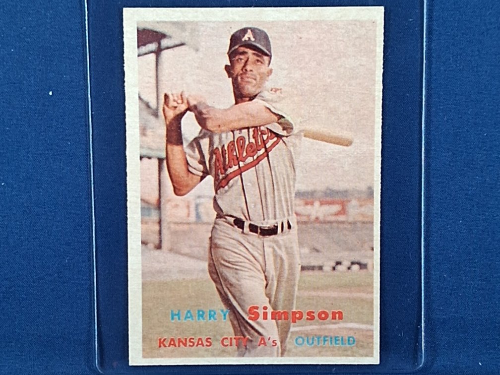 1957 Topps Harry Simpson 225