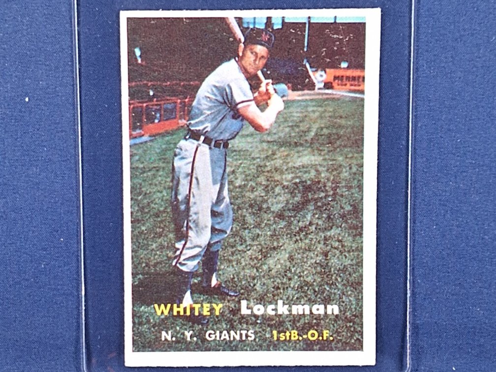 1957 Topps Whitey Lockman 232