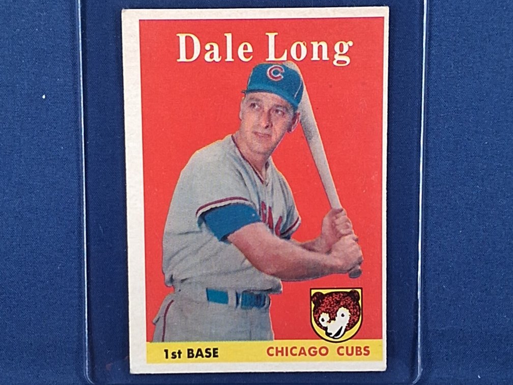 1958 Topps Dale Long 7