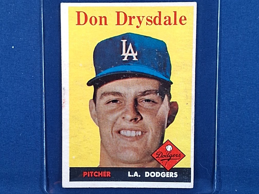 1958 Topps Don Drysdale 25