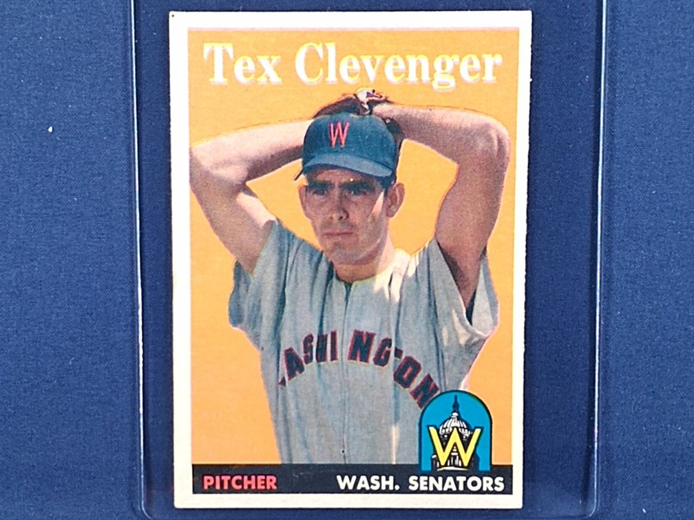 1958 Topps Tex Clevenger 31