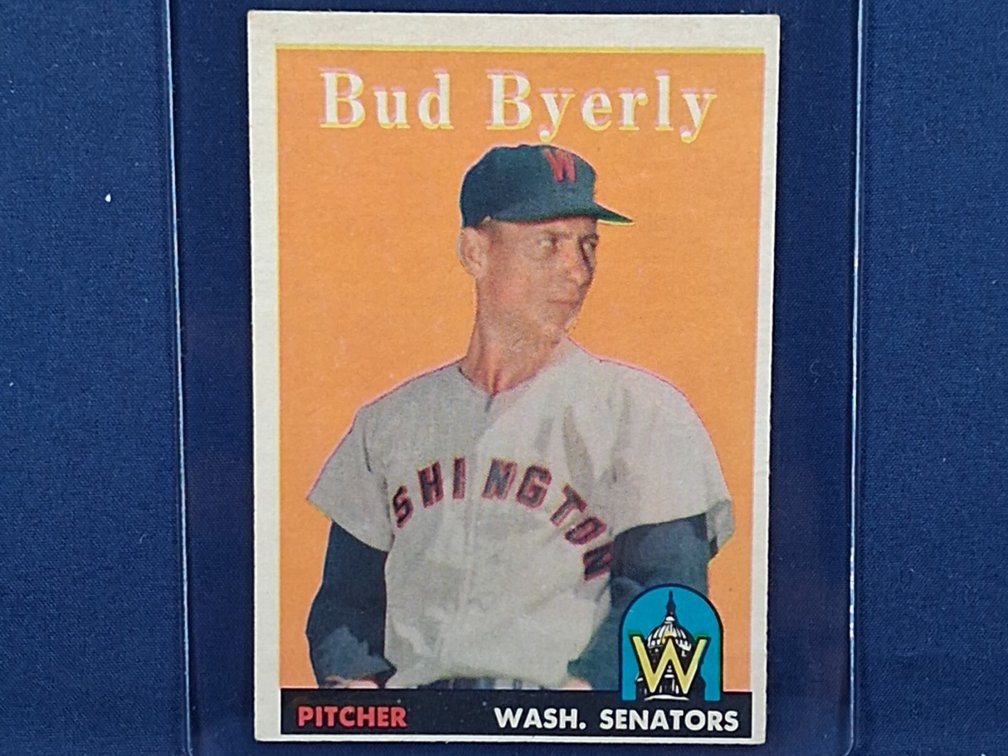 1958 Topps Bud Byerly 72
