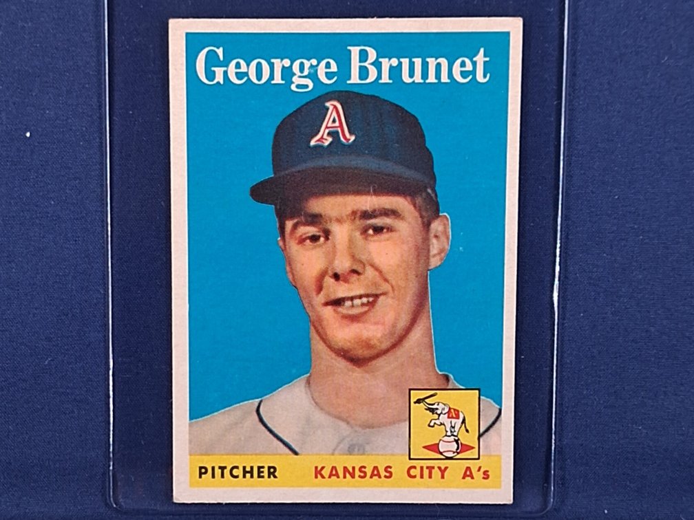 1958 Topps George Brunet 139