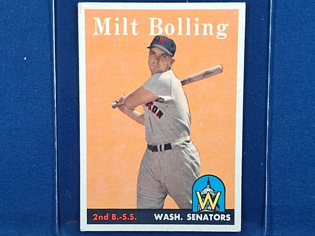 1958 Topps Milt Bolling 188