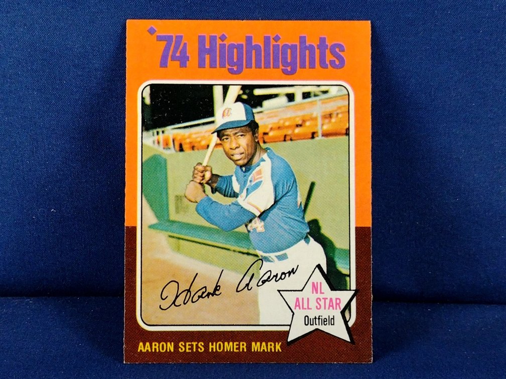 1975 Topps Aaron Highlights 1