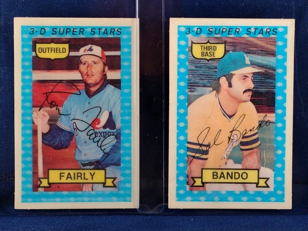 1974-76 Topps Xograph 3D 27,51,47,49