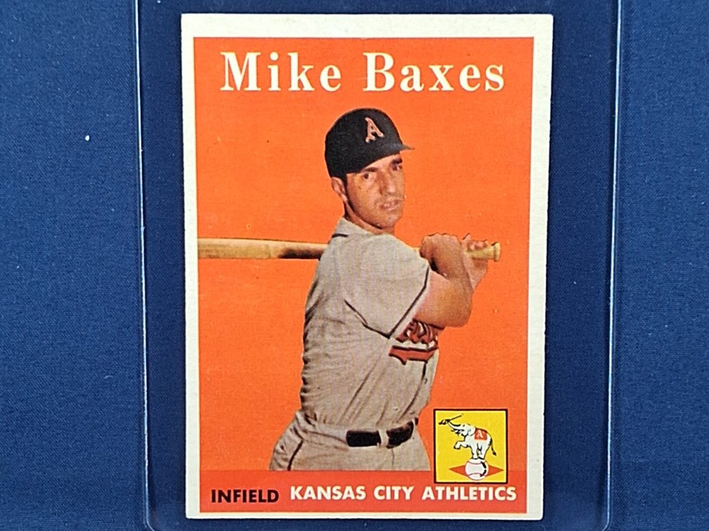 1958 Topps Mike Baxes 302