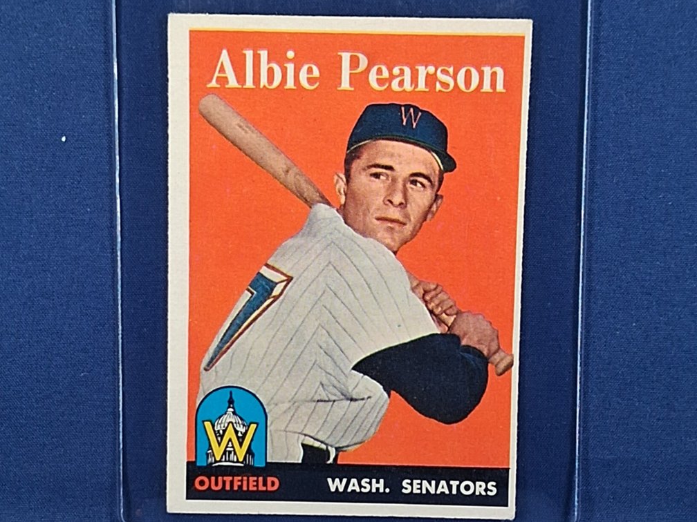 1958 Topps Albie Pearson 317