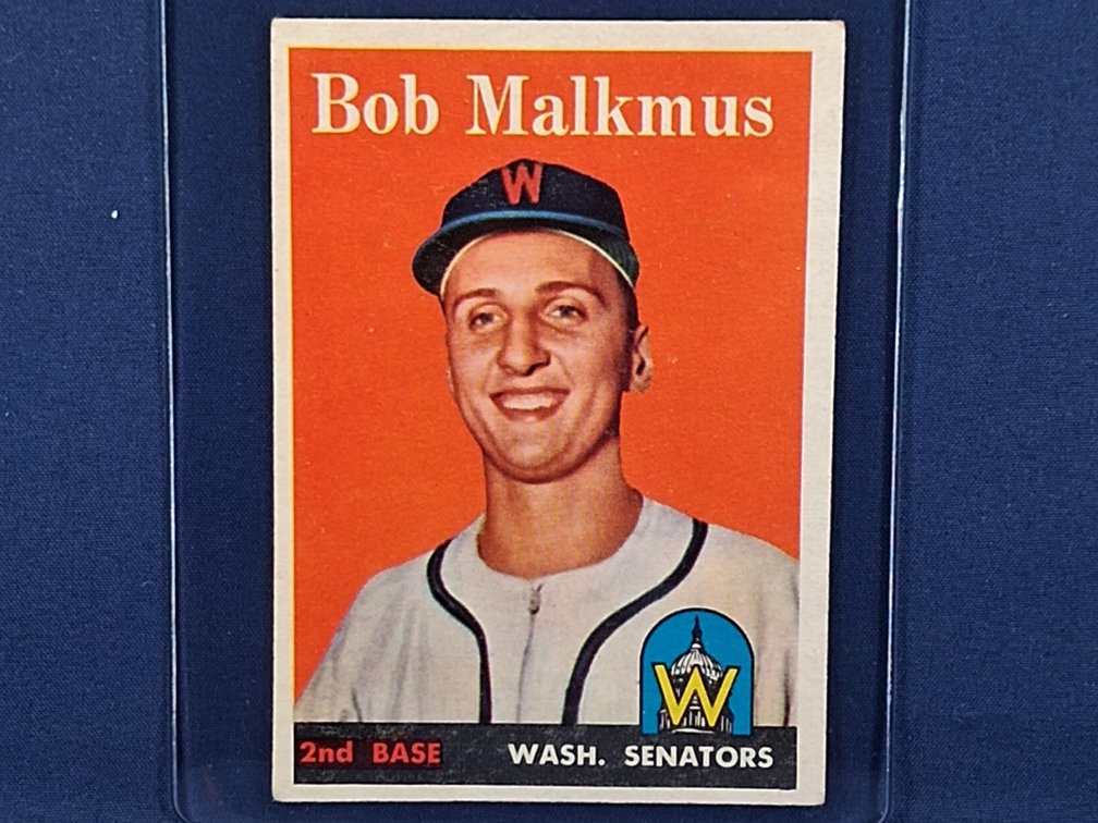 1958 Topps Bob Malkmus 356