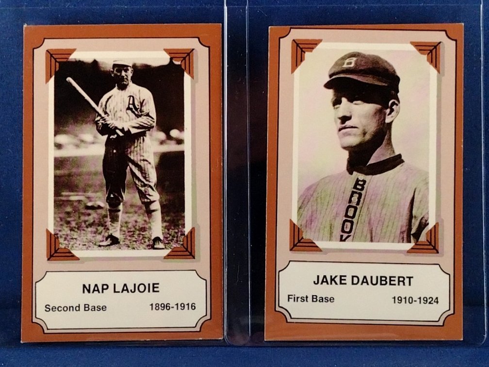 1975 Fleer Lajoie, Daubert, Donlin 18,24,25