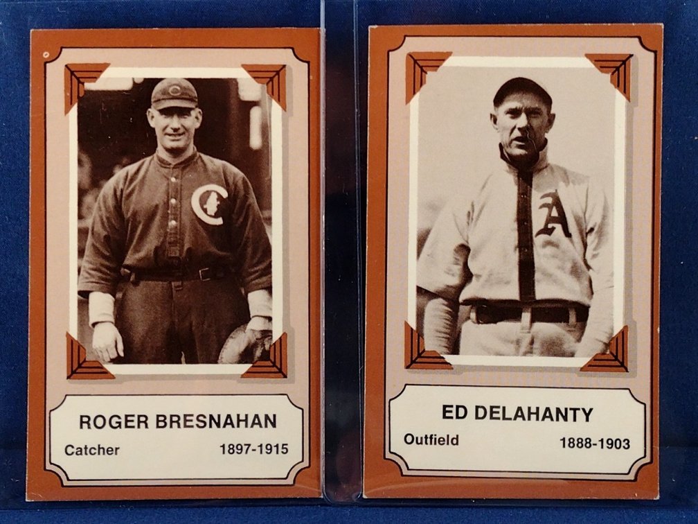 1975 Fleer Bresnahan, Delahanty, Galvin 7,10,11